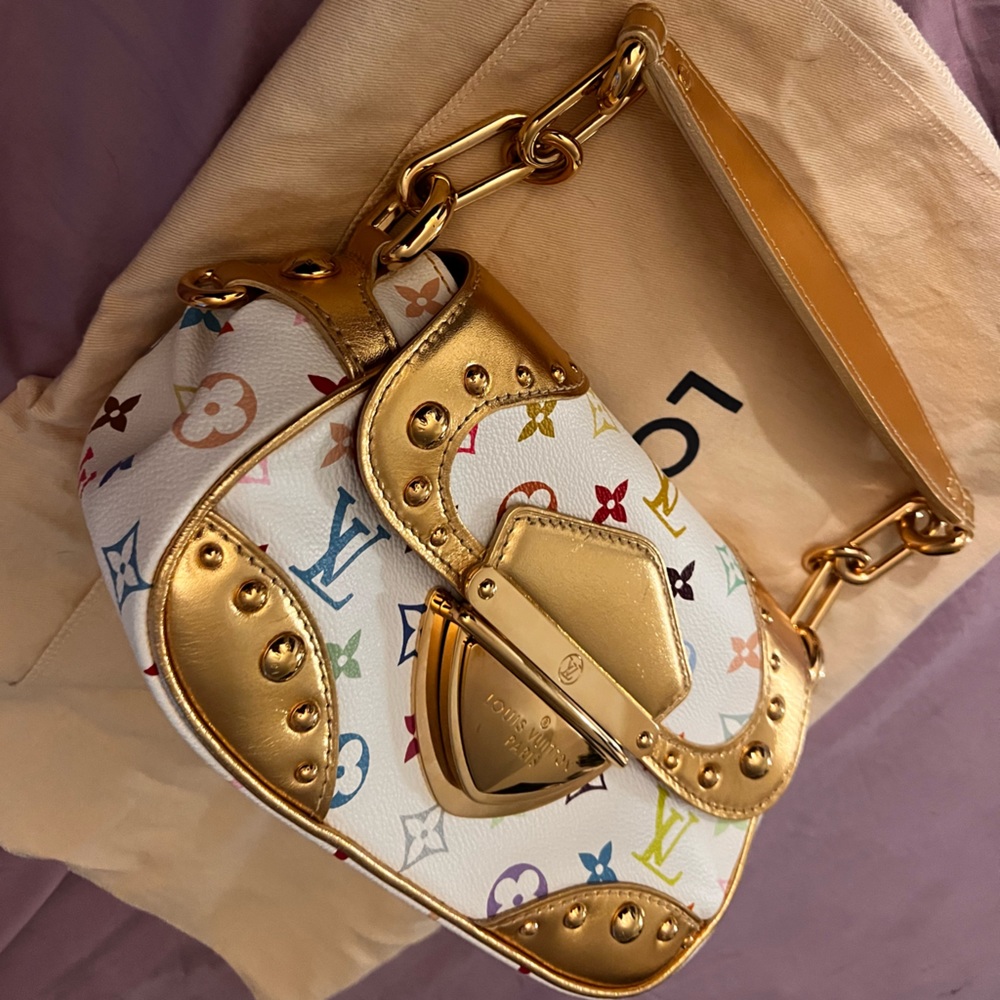 LOUIS VUITTON
Monogram Multicolor Marilyn White Gold